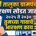२०२५ ते २०३० बार्शी तालुक्यातील ग्रामपंचायत निवडणुकांसाठी आरक्षण सोडत जाहीर